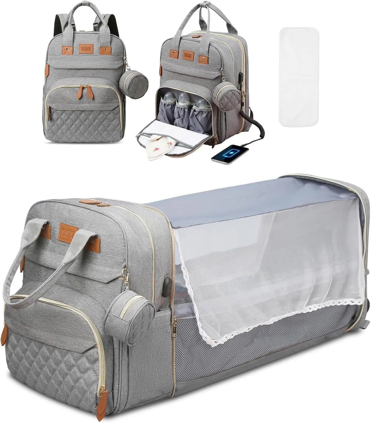 Travel Nest 3-in-1 Diaper Backpack