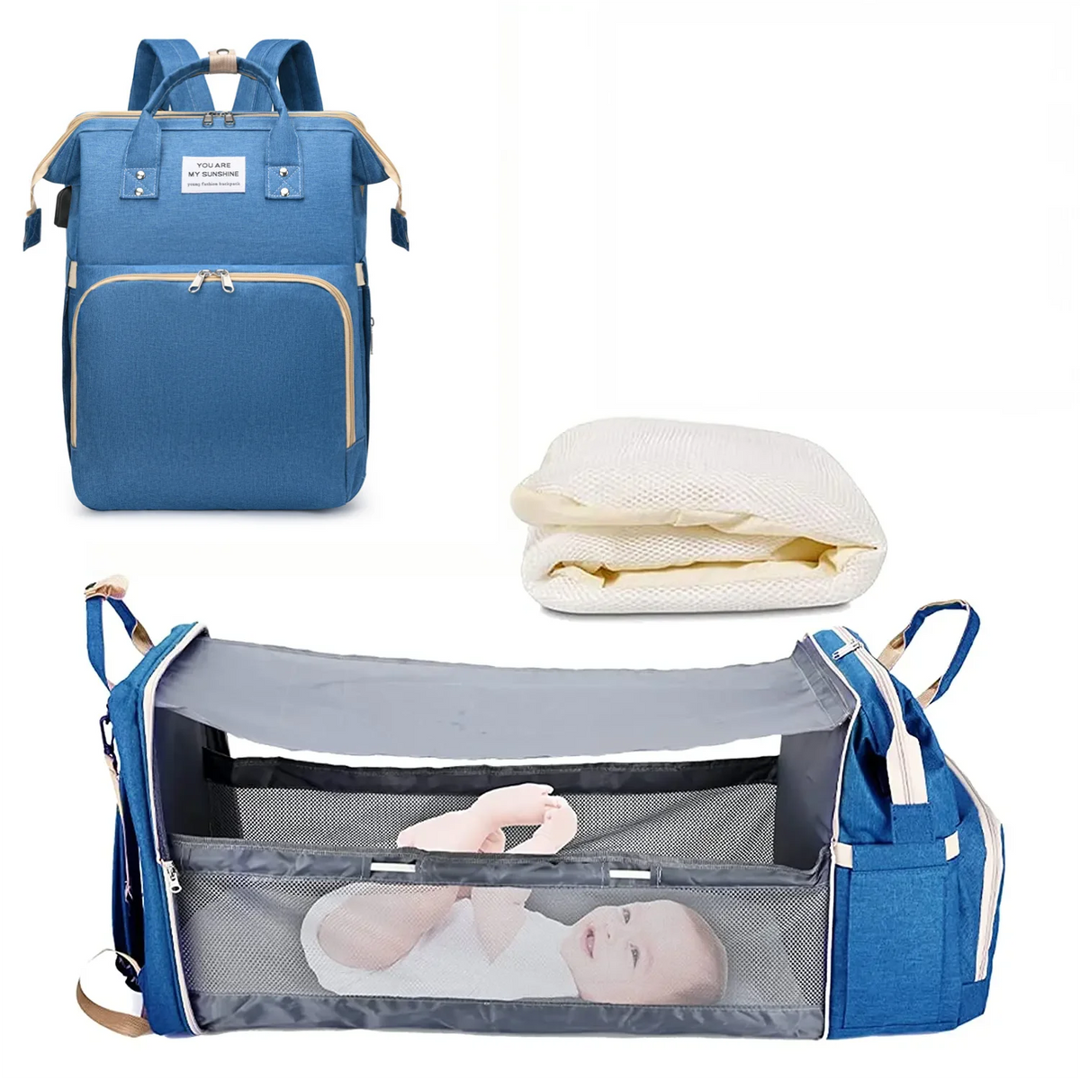 Travel Nest 3-in-1 Diaper Backpack