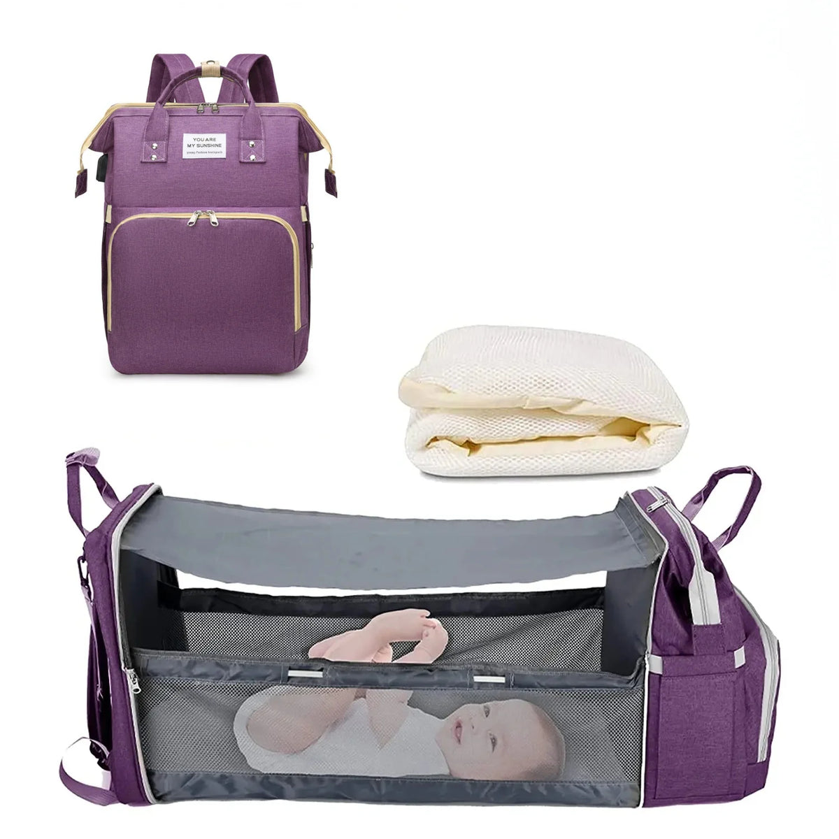 Travel Nest 3-in-1 Diaper Backpack